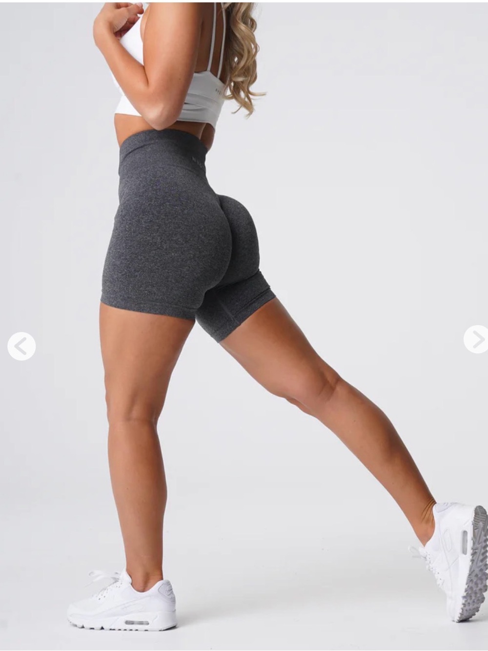 NVGTN Black Speckled Pro Seamless Shorts